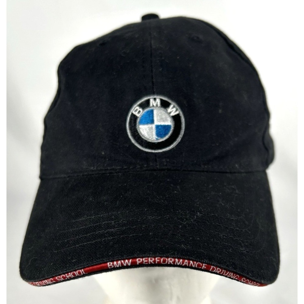 BMW Performance Driving School Black Baseball Hat Cap Embroidered